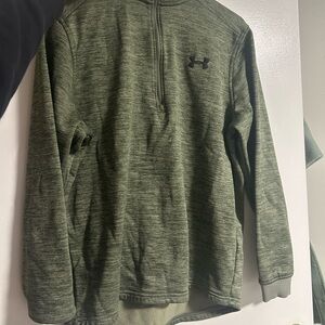 Under Armour Olive Quarter-Zip Pullover